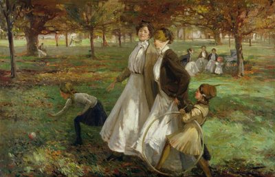 Autumn in Kensington Gardens by James Wallace